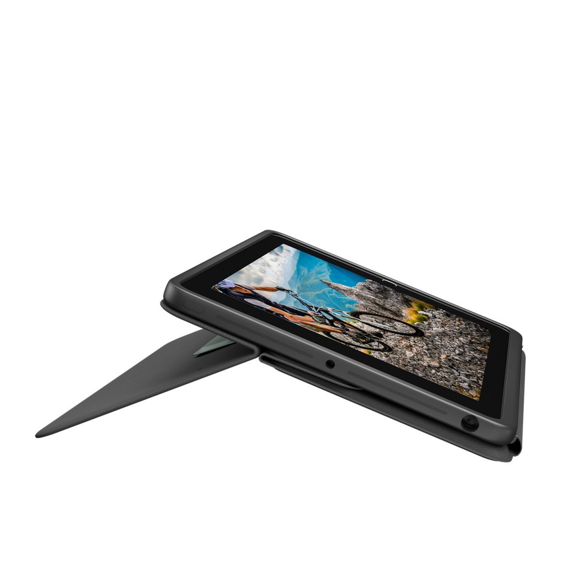 LOGITECH Rugged Folio 7th & 8th generation - Graphite - Fra
