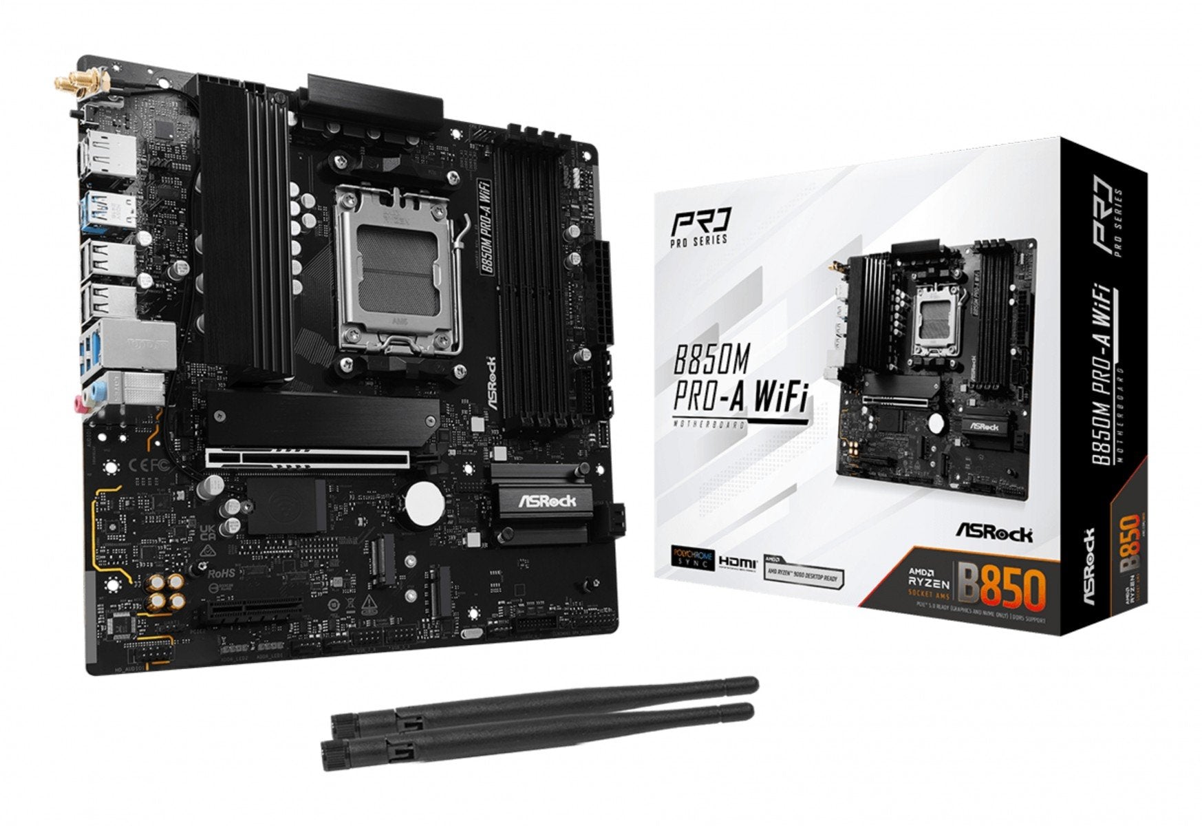 ASRock B850M PRO-A WIFI Carte mere AMD Ryzen 7000 avec WiFi et support DDR5