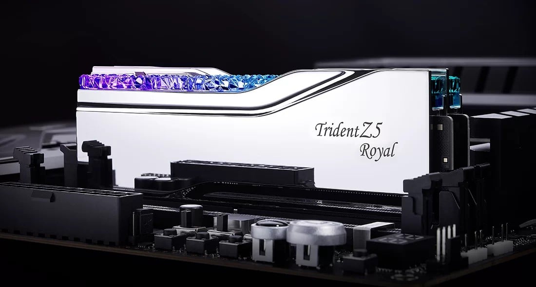 G.Skill Trident Z5 Royal F5-6400J3239G32GX2-TR5S module de mémoire 64 Go 2 x 32 Go DDR5 6400 MT/s