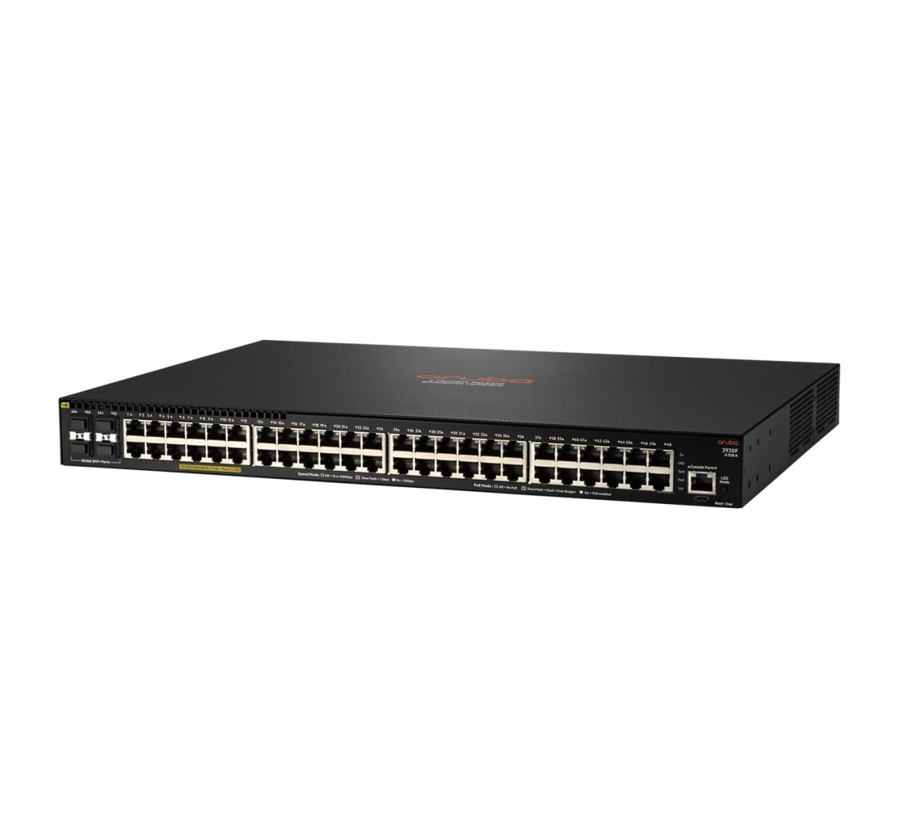 HPE Aruba 2930F 48GPoE+4SFP+740W Swch Europe - English localization