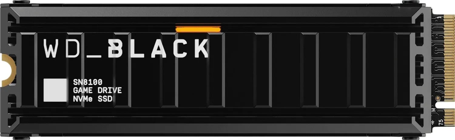 WD Black SN8100 NVMe SSD 2To M.2 2280 W/Heatsink POWERED BY SANDISK