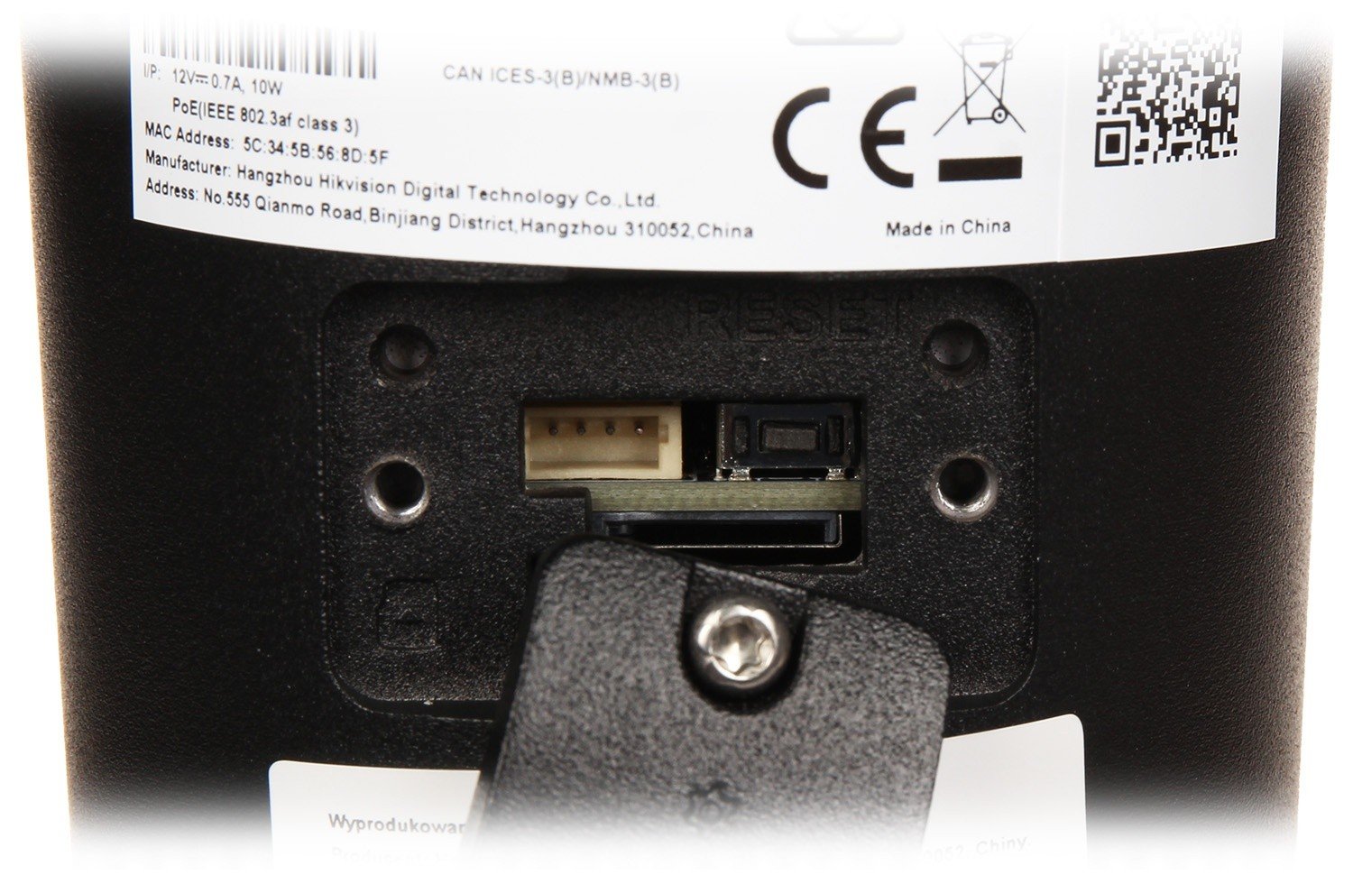 Hikvision DS-2CD2083G2-LI2U(2.8mm)(NOIR) Caméra Réseau Bullet Fixe 8 MP avec Acusense et Éclairage Hybride Intelligent