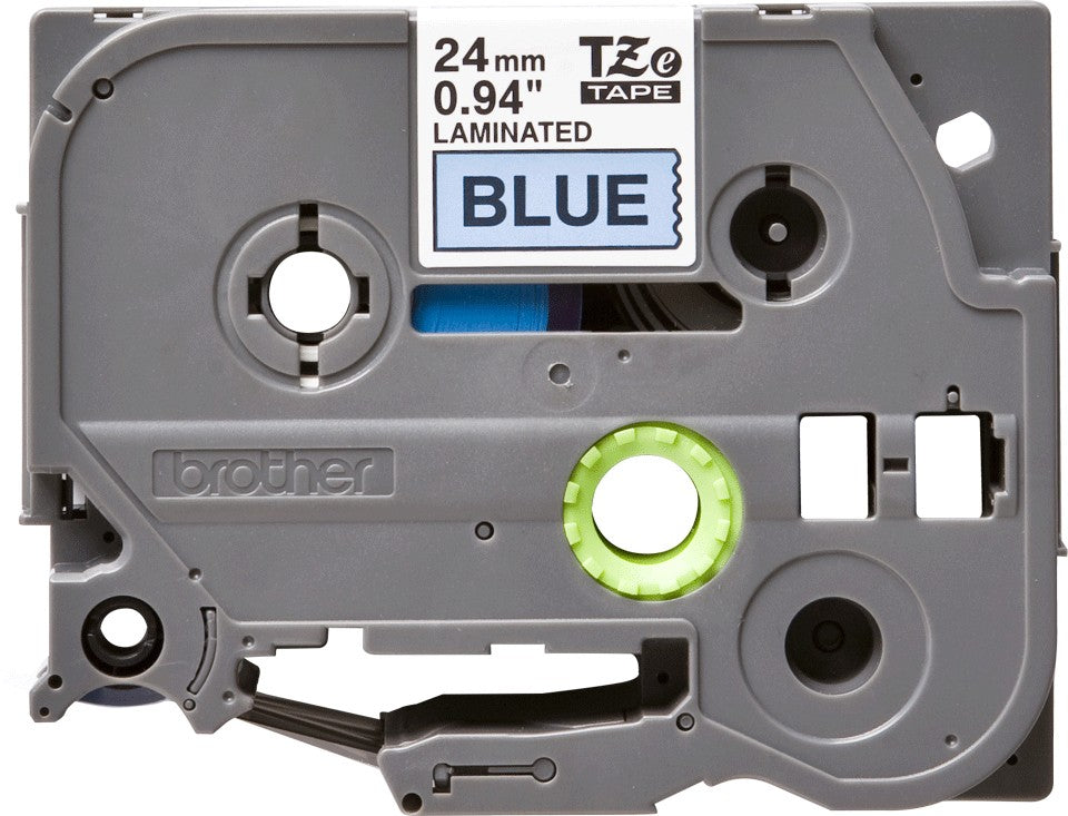 BROTHER P-TOUCH TZE-551 noir sur bleu 24mm