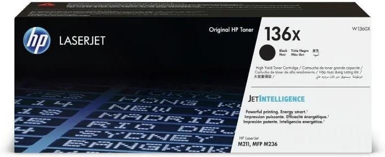 HP 136X Black Original LaserJet Toner Cartridge