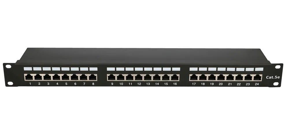 Extralink CAT5E STP V2 | Panneau de brassage | 24 ports
