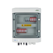 EMITER EM-98_DCAC Tableau de distribution DCAC, IP65, SPD DC Dehn 1000V type 2, 2 x chaîne PV, 2 x MPPT, SPD AC Dehn type 2, 10A 3-F