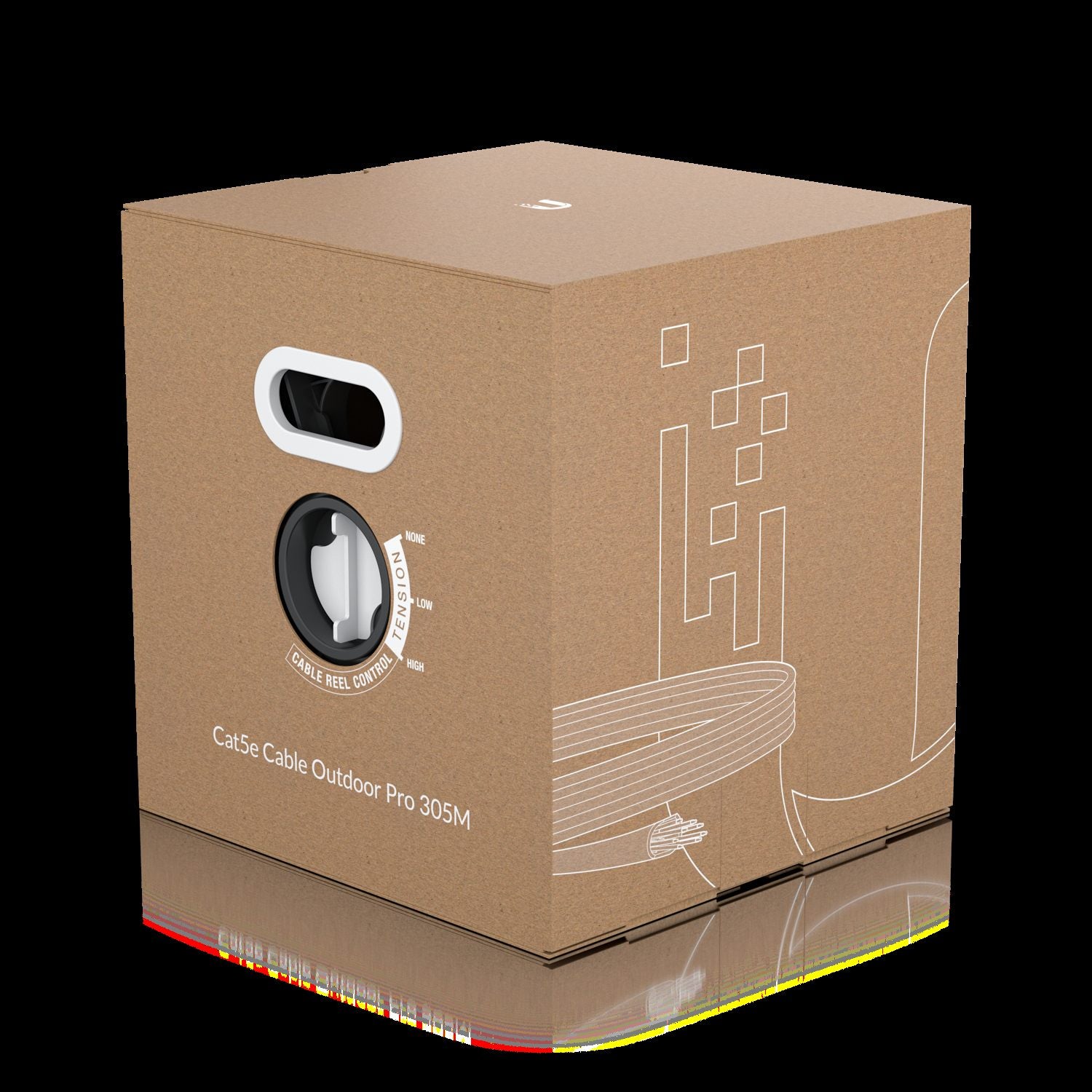 Ubiquiti Networks UACC-CABLE-C5E-OUTDOOR-PRO-305M-W câble de réseau Blanc Cat5e S/UTP (STP)