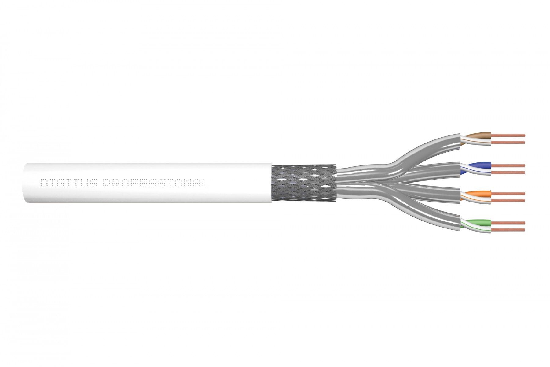 Digitus DK-1743-VH-305-MF-W câble de réseau Blanc Cat7 S/FTP (S-STP)