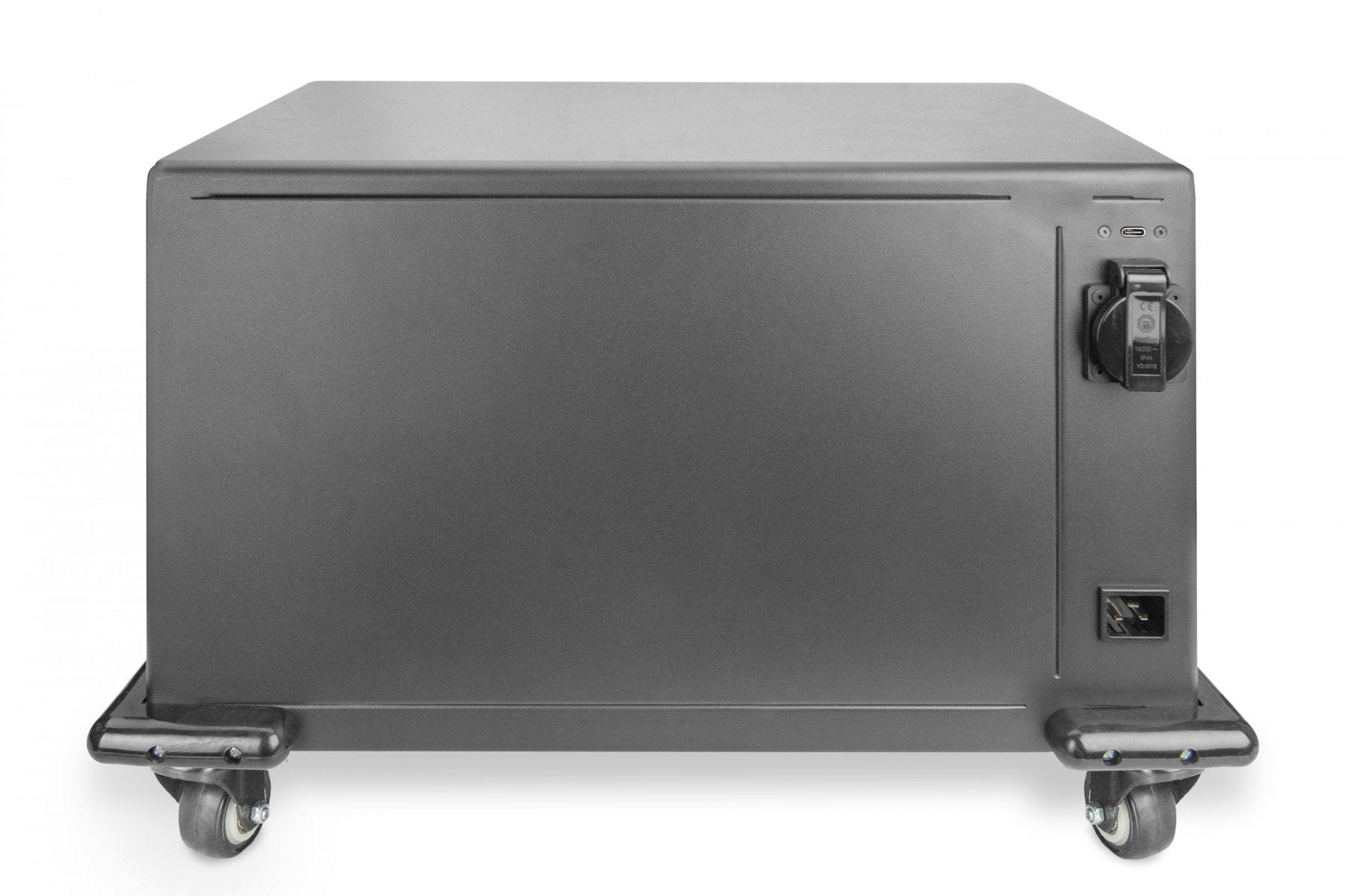 "Armoire mobile DIGITUS sur roues pour charger jusqu'a 16 ordinateurs portables/tablettes jusqu'a 14"" avec USB Type C, PIN"