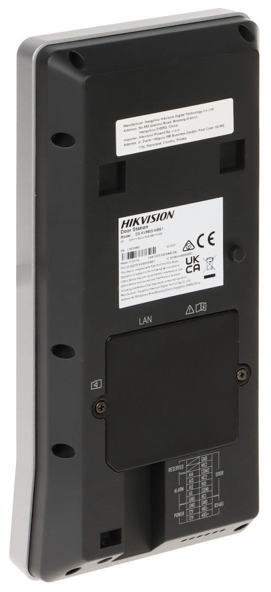 Hikvision DS-KV9503-WBE1 Station de porte IP villa avec reconnaissance faciale en métal résistante au vandalisme