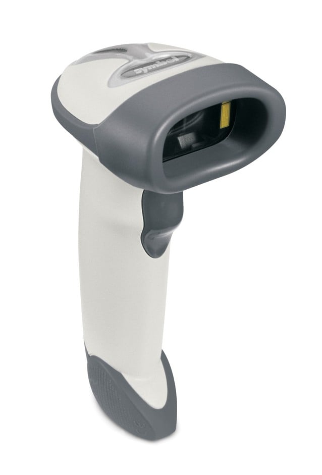 Zebra LS2208-SR20001R Scanner de codes-barres laser blanc 5V USB RS485