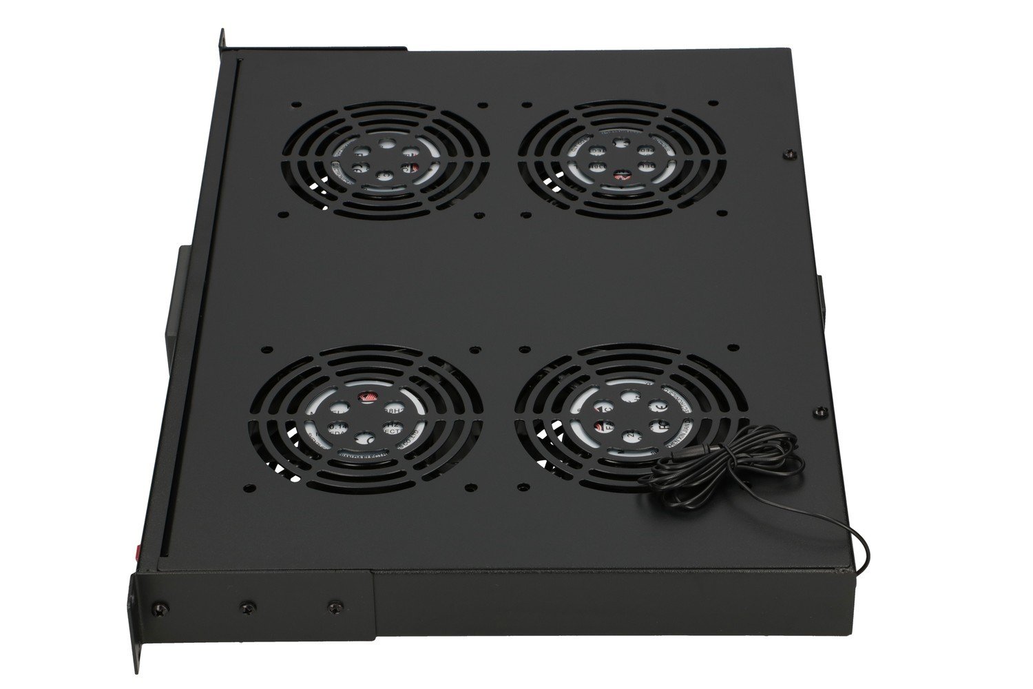 Extralink 19\" RACK MOUNT FAN PANEL (4 FANS) WITH THERMOSTAT Panneau ventilation