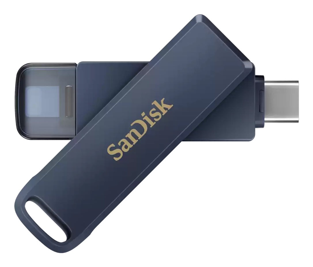 iXpand Phone Drive 256GB USB-C Metal Sky