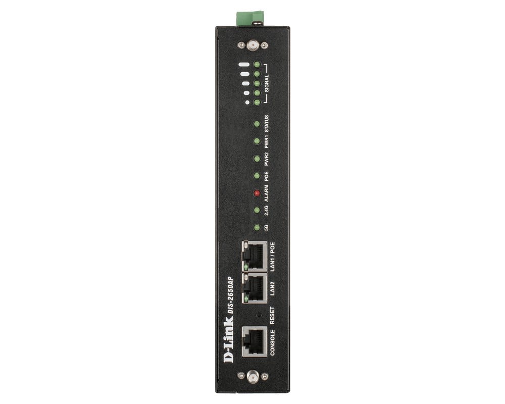 D-Link DIS-2650AP point d'acces réseaux locaux sans fil 1200 Mbit/s Noir Connexion Ethernet, supportant l'alimentation via ce port (PoE)