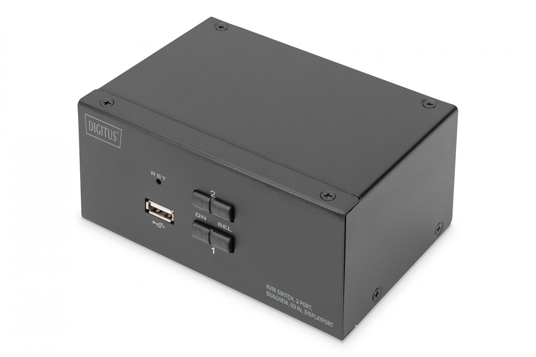 Digitus DS-12862 commutateur écran, clavier et souris Noir