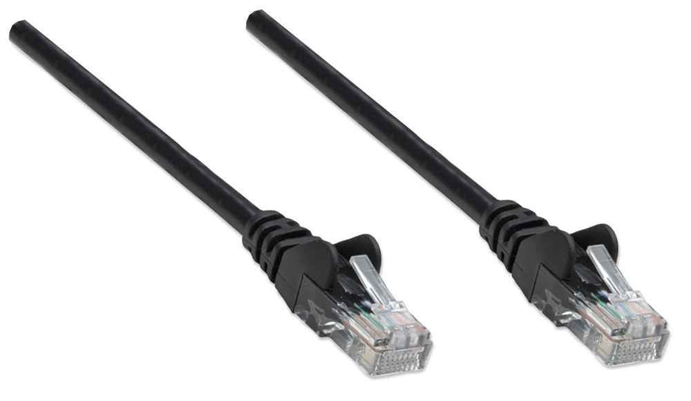 Intellinet 320771 câble de réseau Noir 5 m Cat5e U/UTP (UTP)
