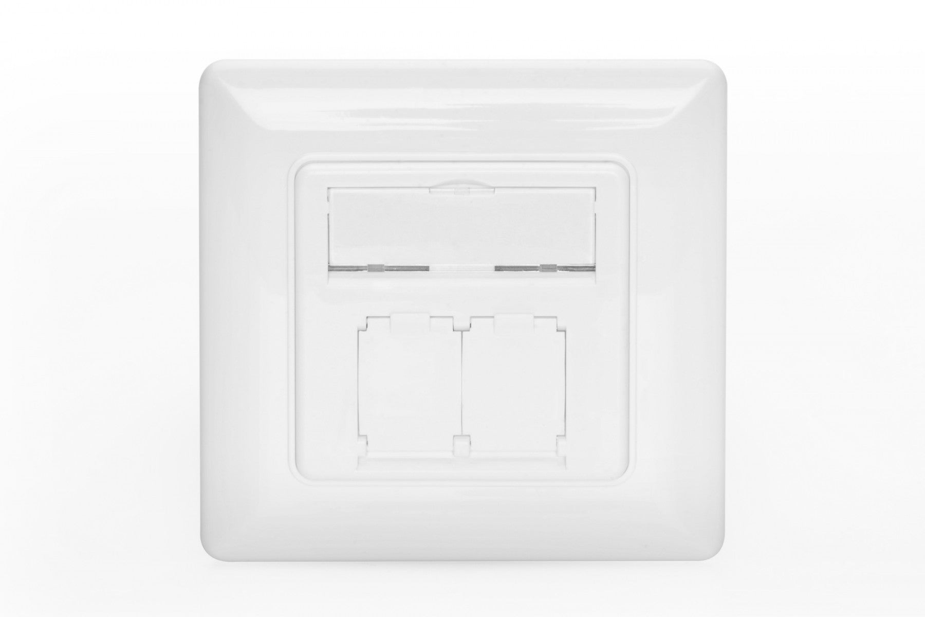 Digitus DN-93831 Plaque de commutation et obturateur Blanc