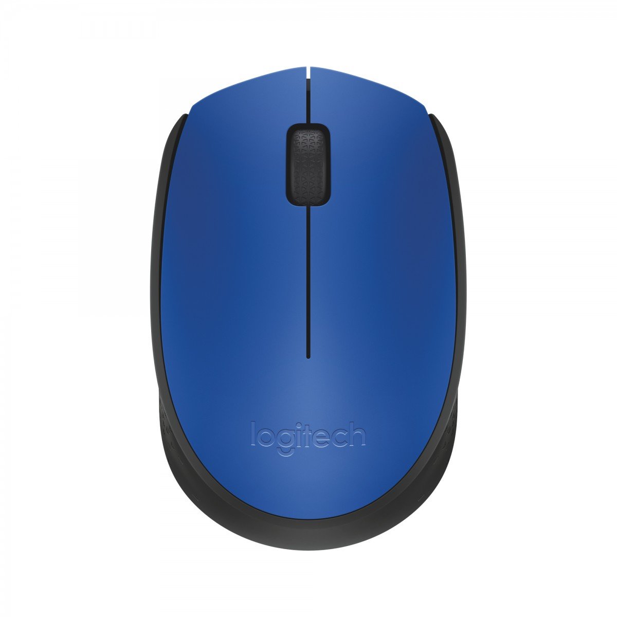 LOGITECH M171 Mouse right and left-handed wireless 2.4 GHz USB wireless receiver black blue