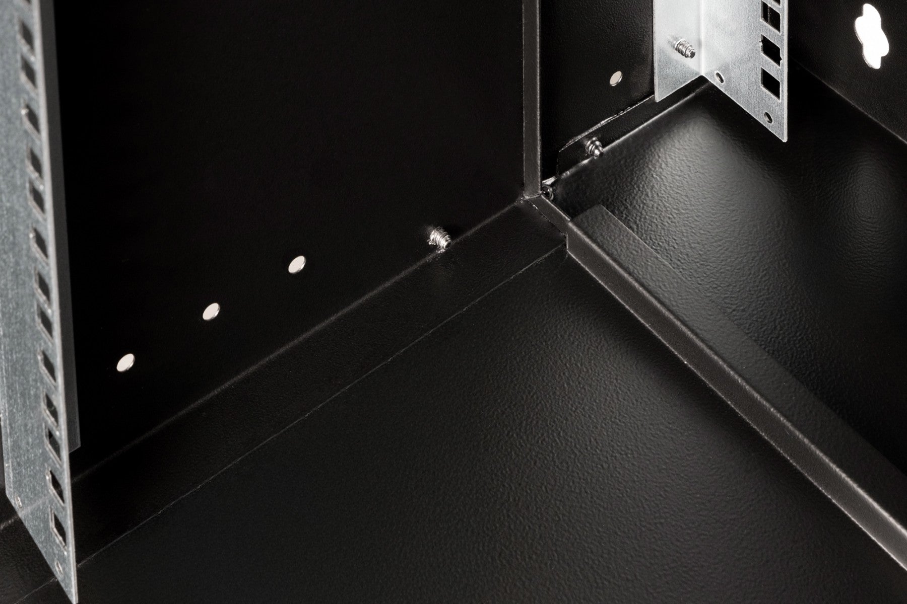 "Armoire réseau murale 19"" 12U, SOHO PRO 595 x 540 x 400 mm, porte en verre, noire, non assemblée, 60 kg"