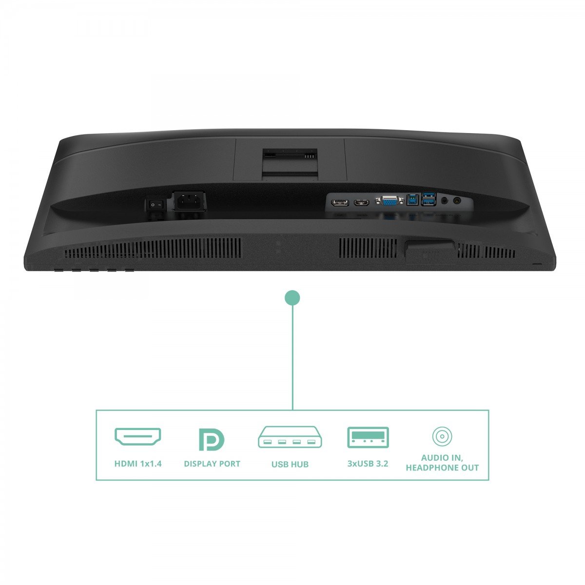 AOC 24P4U 23.8p FHD IPS 120Hz 4ms HDMI DP USB 3.2x4 Height