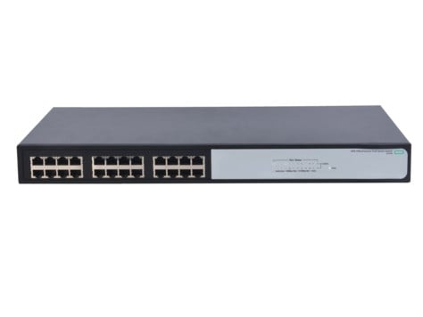 Hewlett Packard Enterprise OfficeConnect 1420 24G Non-géré Gigabit Ethernet (10/100/1000) 1U Noir