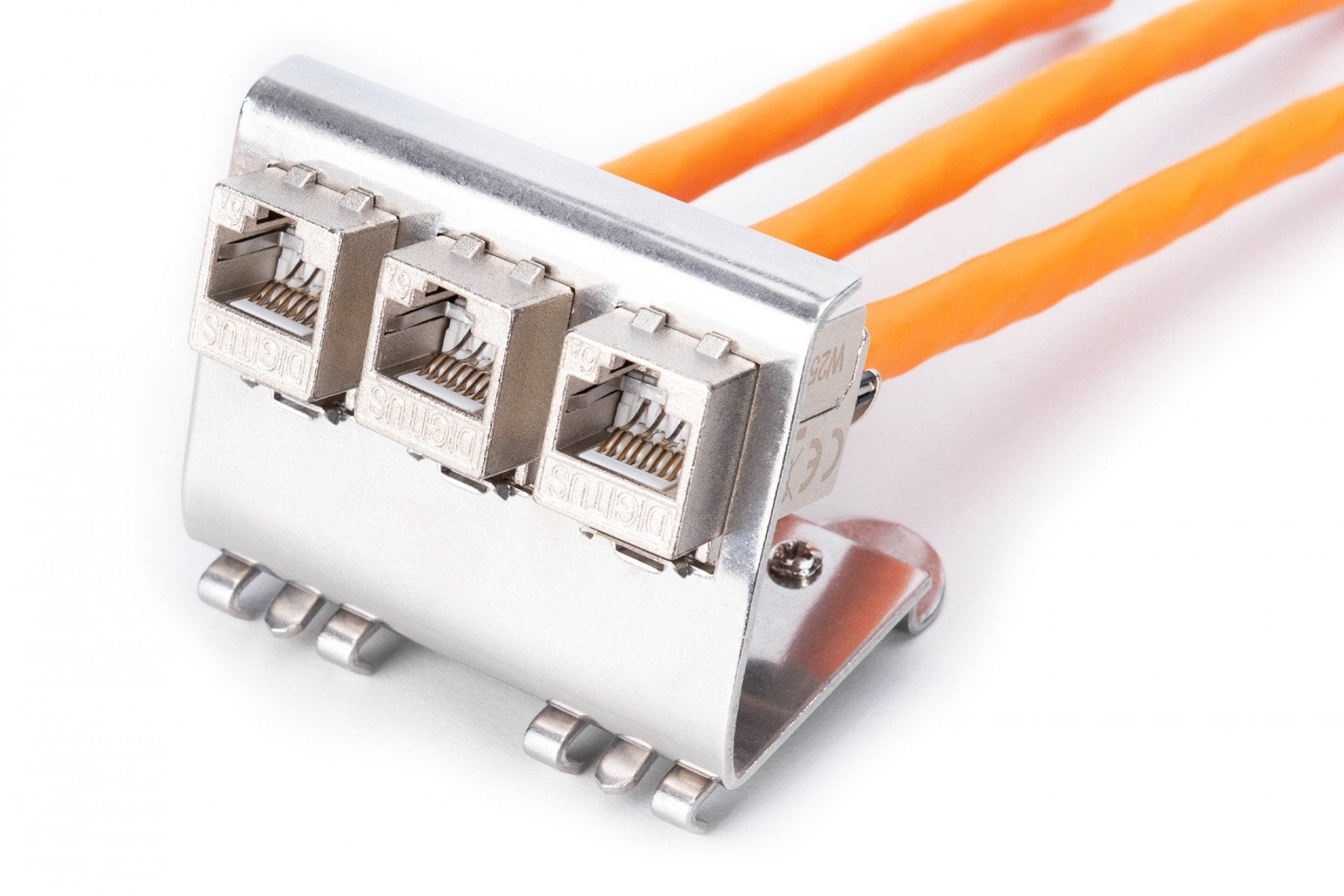 Adaptateur keystone pour rail DIN, profil pour 3x module keystone