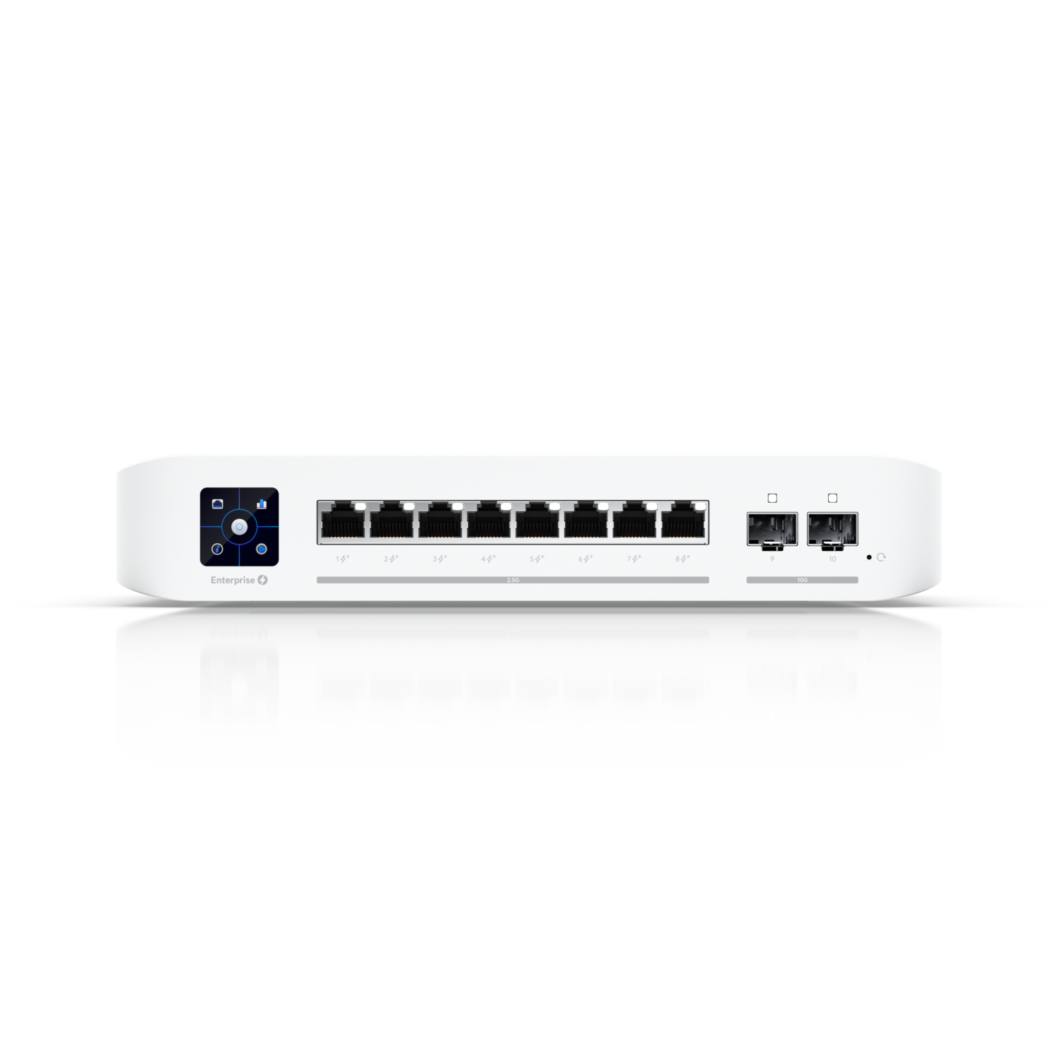 Ubiquiti USW-ENTERPRISE-8-POE Networks UniFi Enterprise 8 PoE Géré L3 2.5G Ethernet (100/1000/2500) Connexion Ethernet, supportant l'alimentation via ce port (P