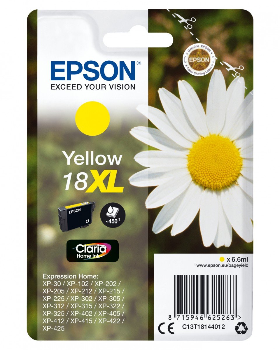 Ink/18XL Daisy 6.6ml YL