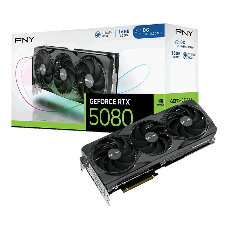 PNY GeForce RTX 5080 16GB OC Triple Fan
