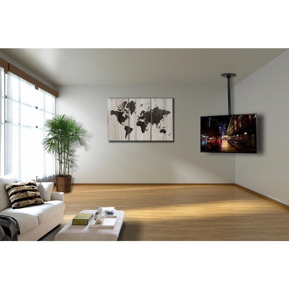 "Techly ICA-CPLB 906 Support de plafond pour TV 23-37"" LED/LCD 45kg réglable"