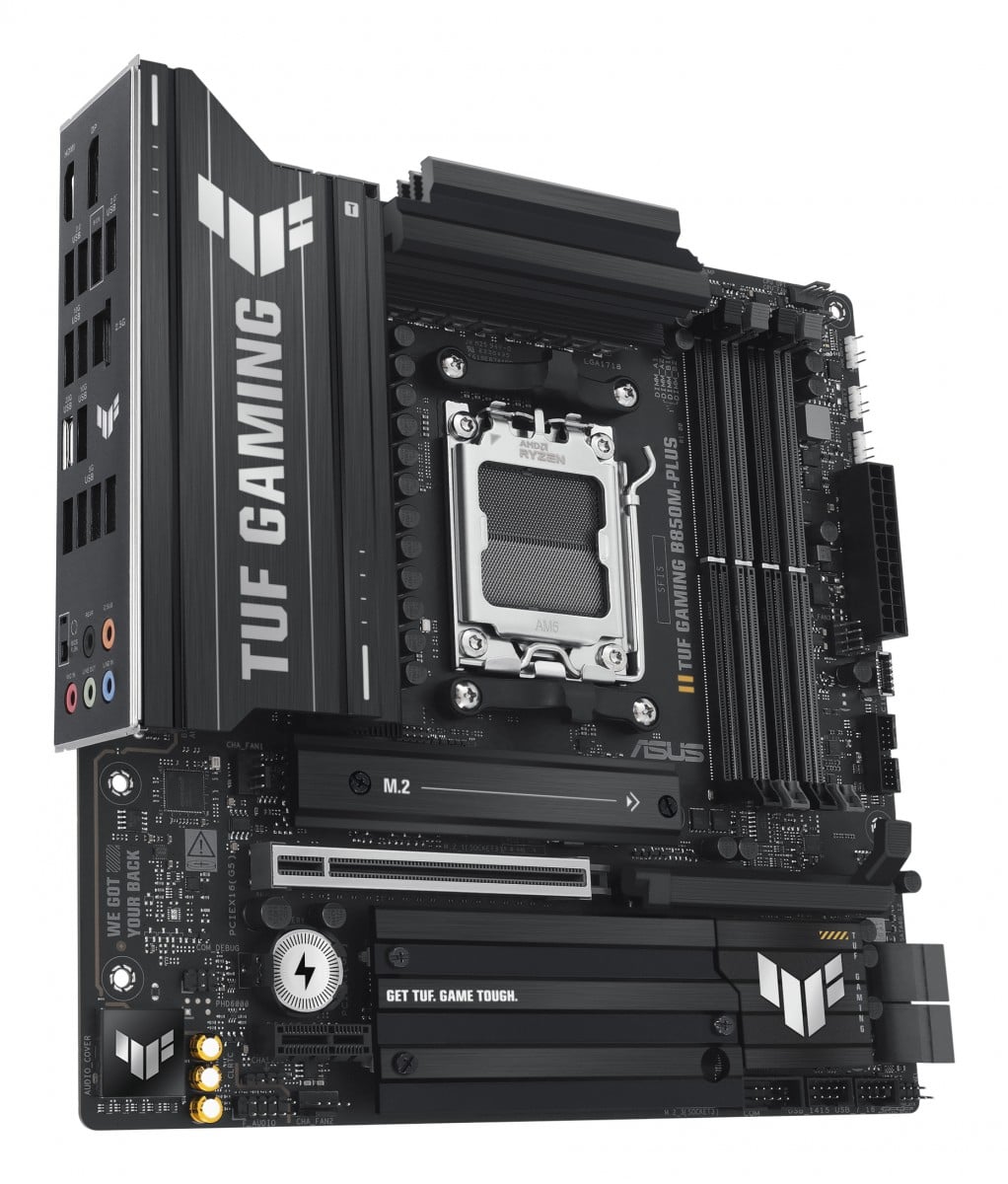 ASUS TUF GAMING B850M-PLUS AM5 DDR5 micro ATX MB 1xHDMI 1xDP 3xM.2 4xSATA