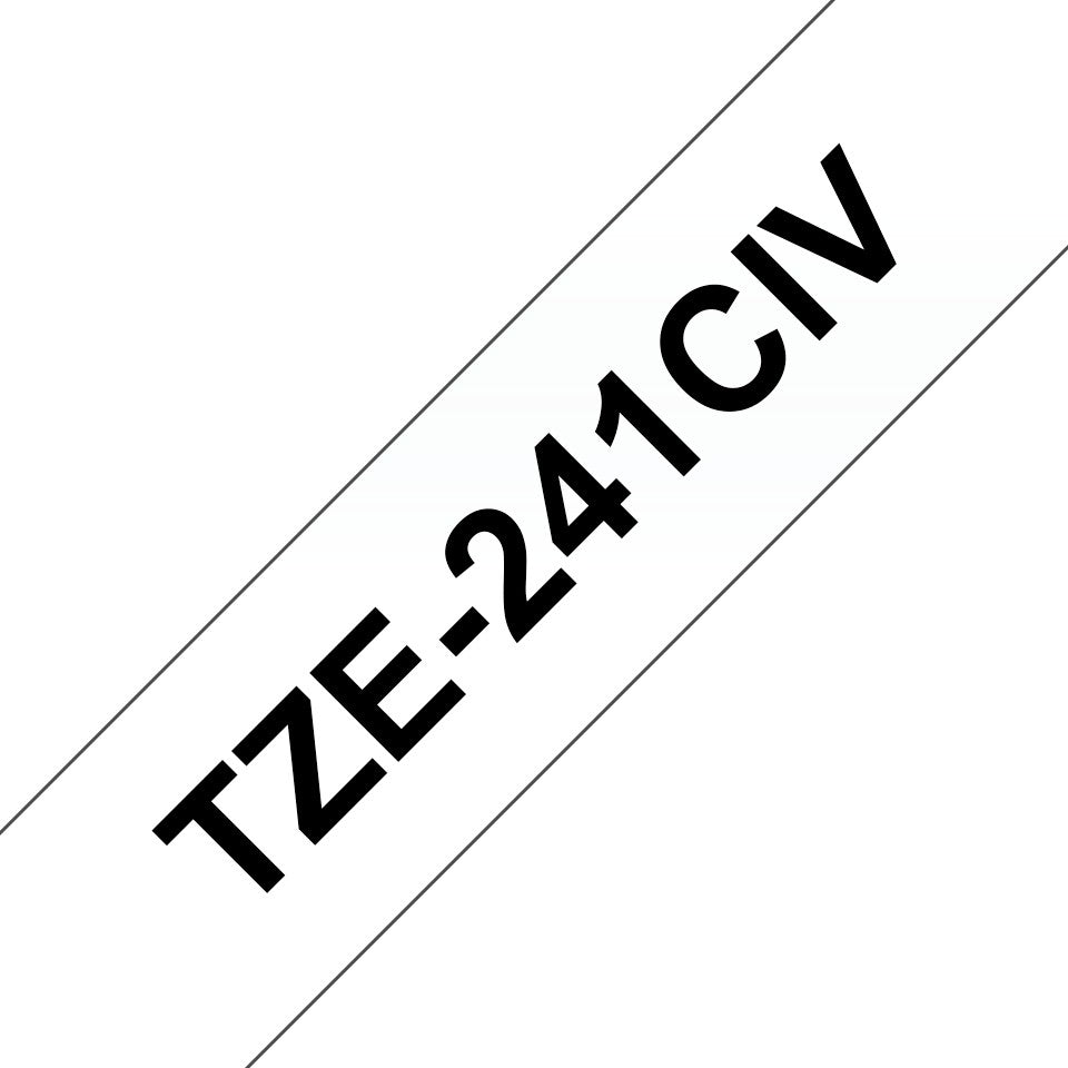 Brother TZE-241CIV ruban d'étiquette TZ