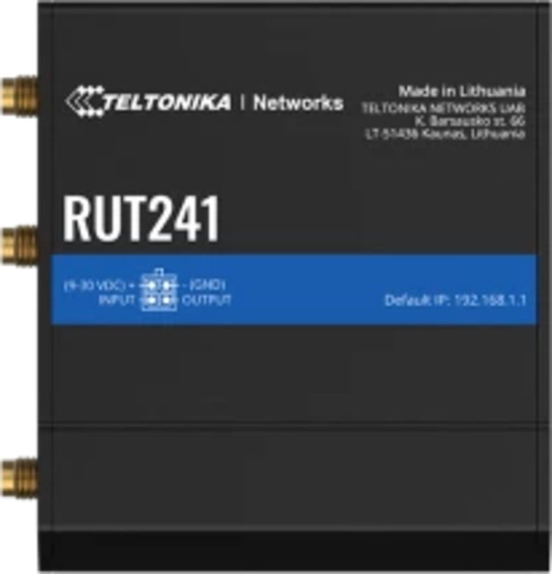 TELTONIKA NETWORKS RUT241 eSIM 4G/LTE/3G/2G EMEA router