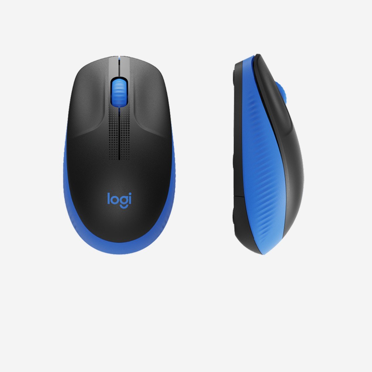 LOGITECH M190 Mouse optical 3 buttons wireless USB wireless receiver blue