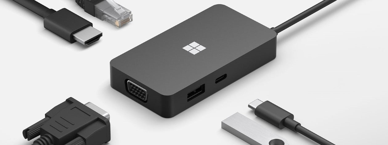 Microsoft 1E4-00003 hub & concentrateur Noir