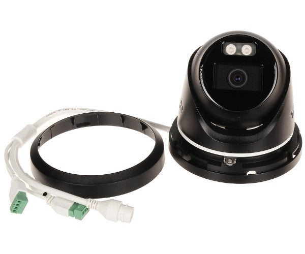 Hikvision DS-2CD2347G3-LIS2UY/SL(2.8mm)/BLACK 4MP Smart Hybrid Light Fixed Turret Network Camera 2.8mm