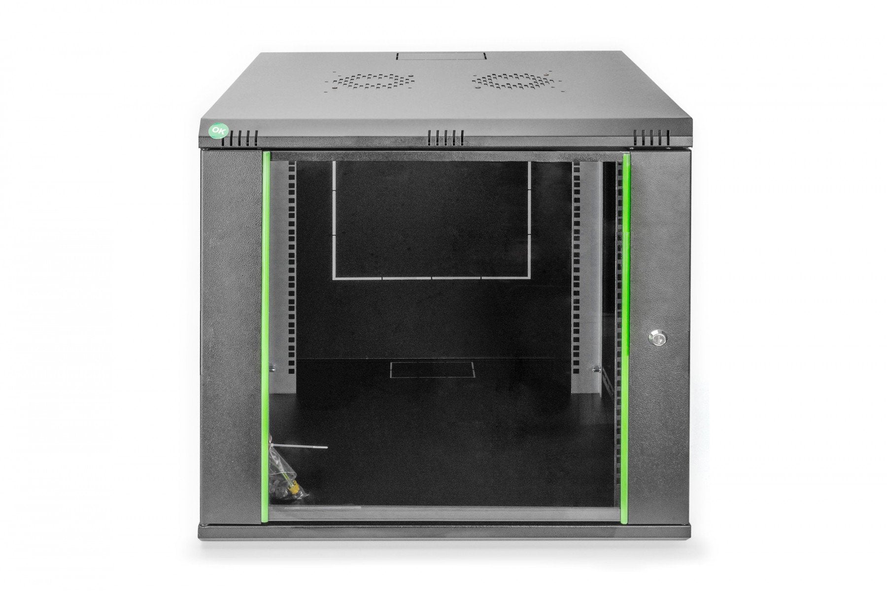Digitus DN-19 09U-6/6-EC-SW étagere 9U Rack monté sur le mur Noir