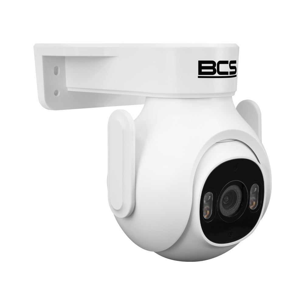 BCS BCS-L-PTHOME05 Caméra PTZ Wi-Fi 5MP avec LED, IP66, IA et acces a distance