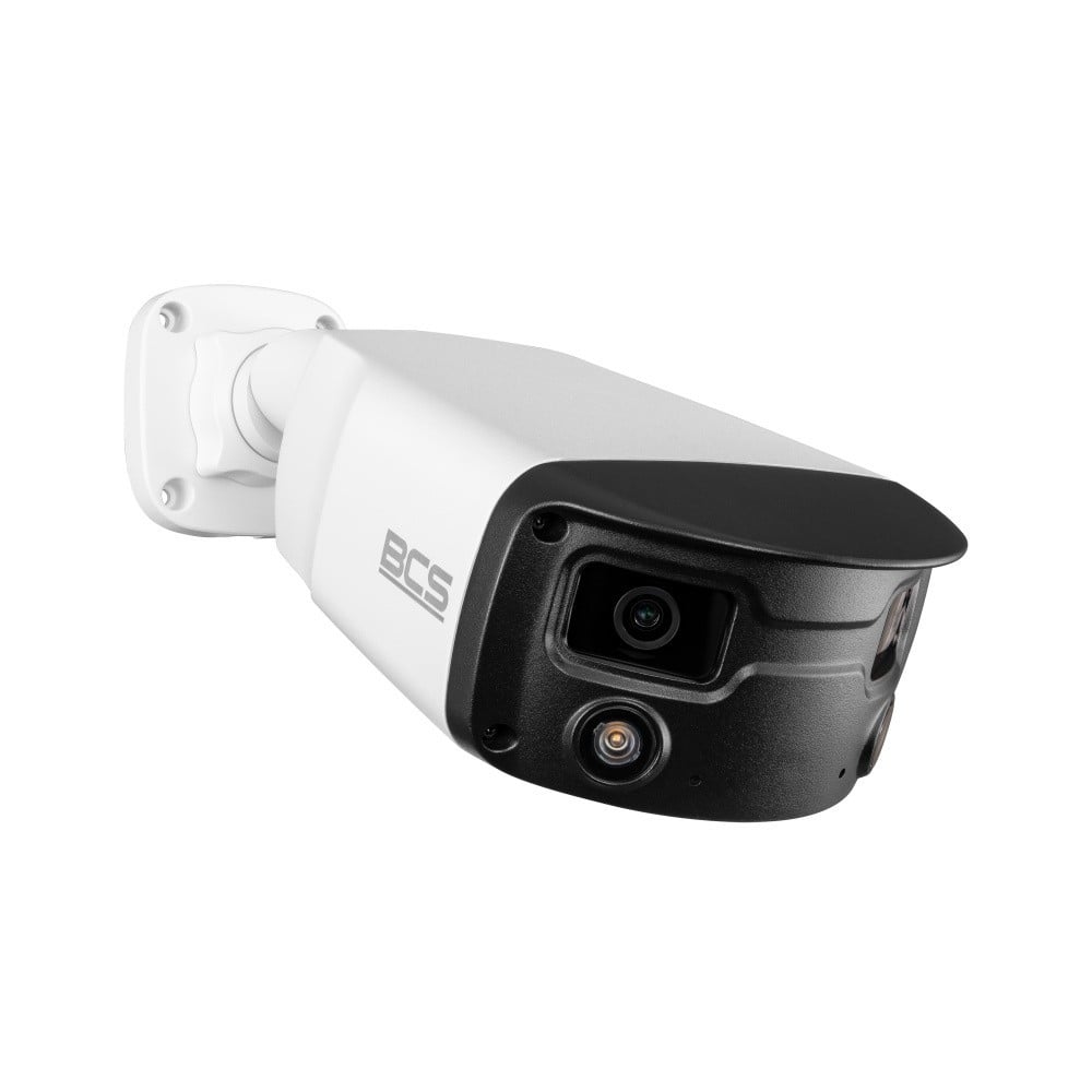 BCS BCS-P-PTIP2X4FCL3-Ai2 Caméra IP panoramique 8MP avec technologie NightColor, boîtier IP67
