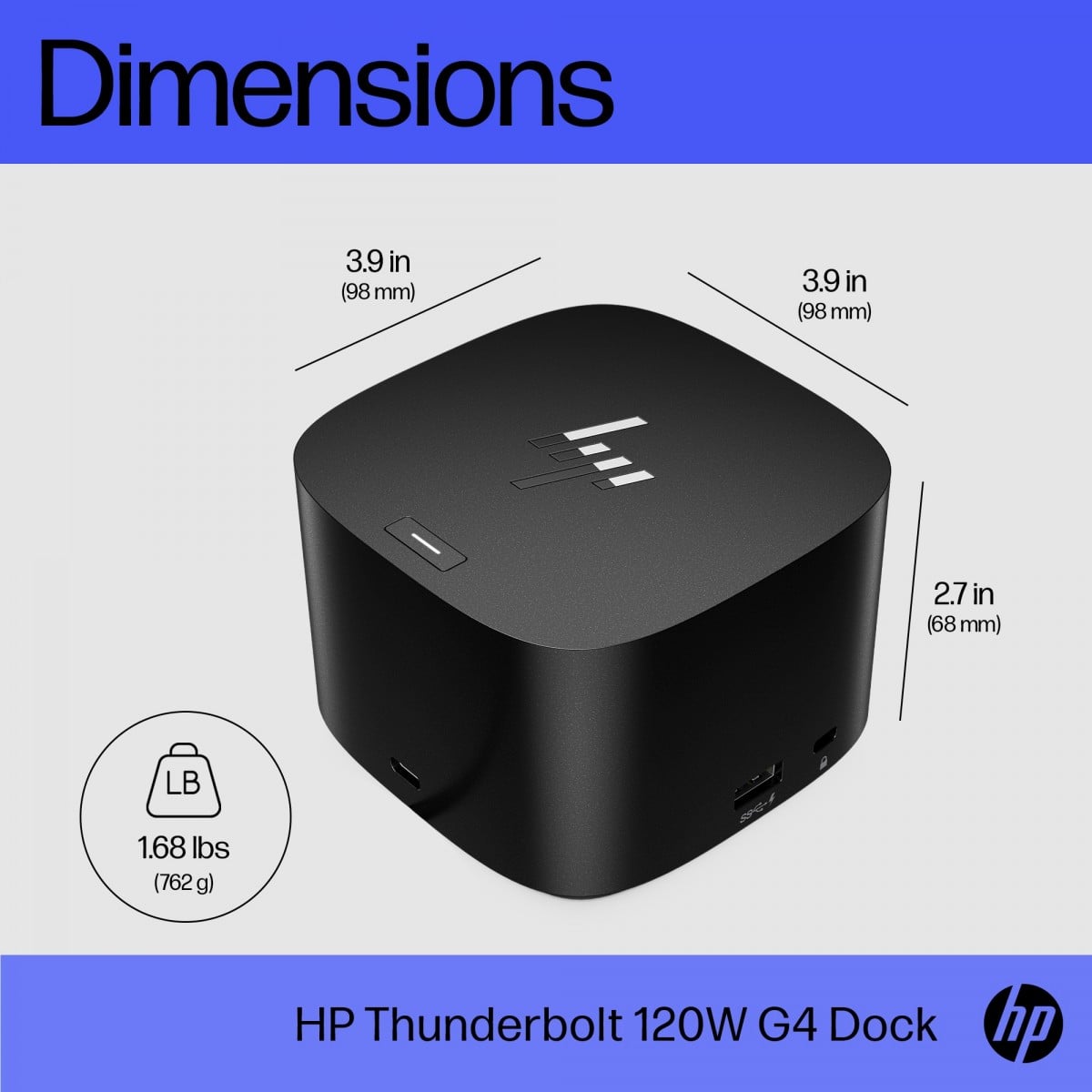HP Station d’accueil Thunderbolt 120 W G4