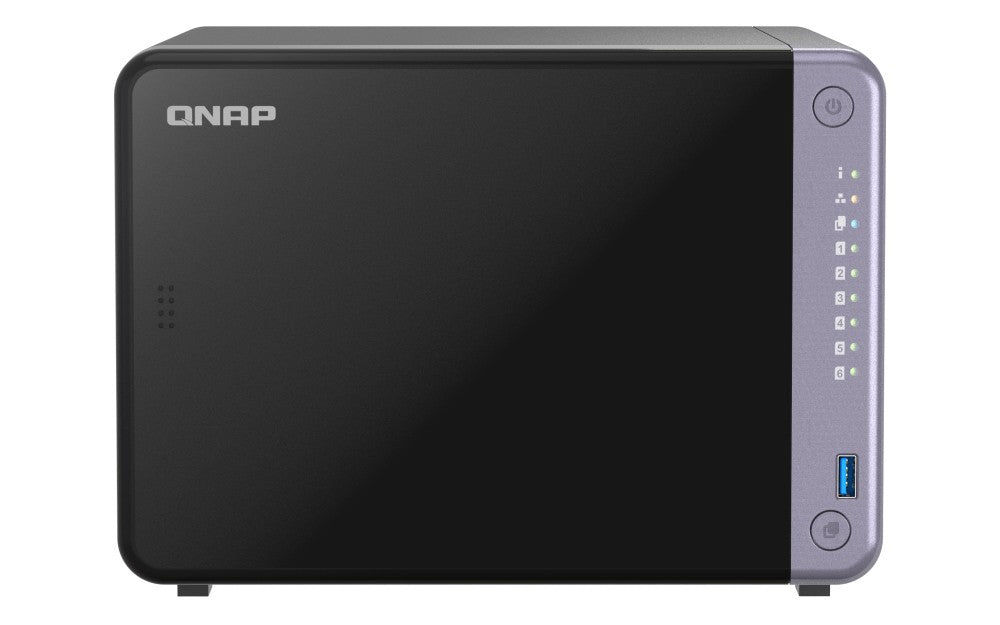 QNAP TS-632X-4G 6-bay NAS AL524 2.0GHz Quad Core 4Go DDR4 SODIMM Max. 16Go 2x10GbE SFP+
