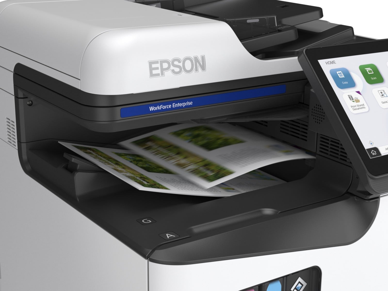 Epson WorkForce Enterprise AM-C400 - appareil d'impression tout-en-un - impression, numérisation, copie, fax 600 x 1200 DPI A4 DUPLEX DADF 40ppm Wi-Fi AirPrint