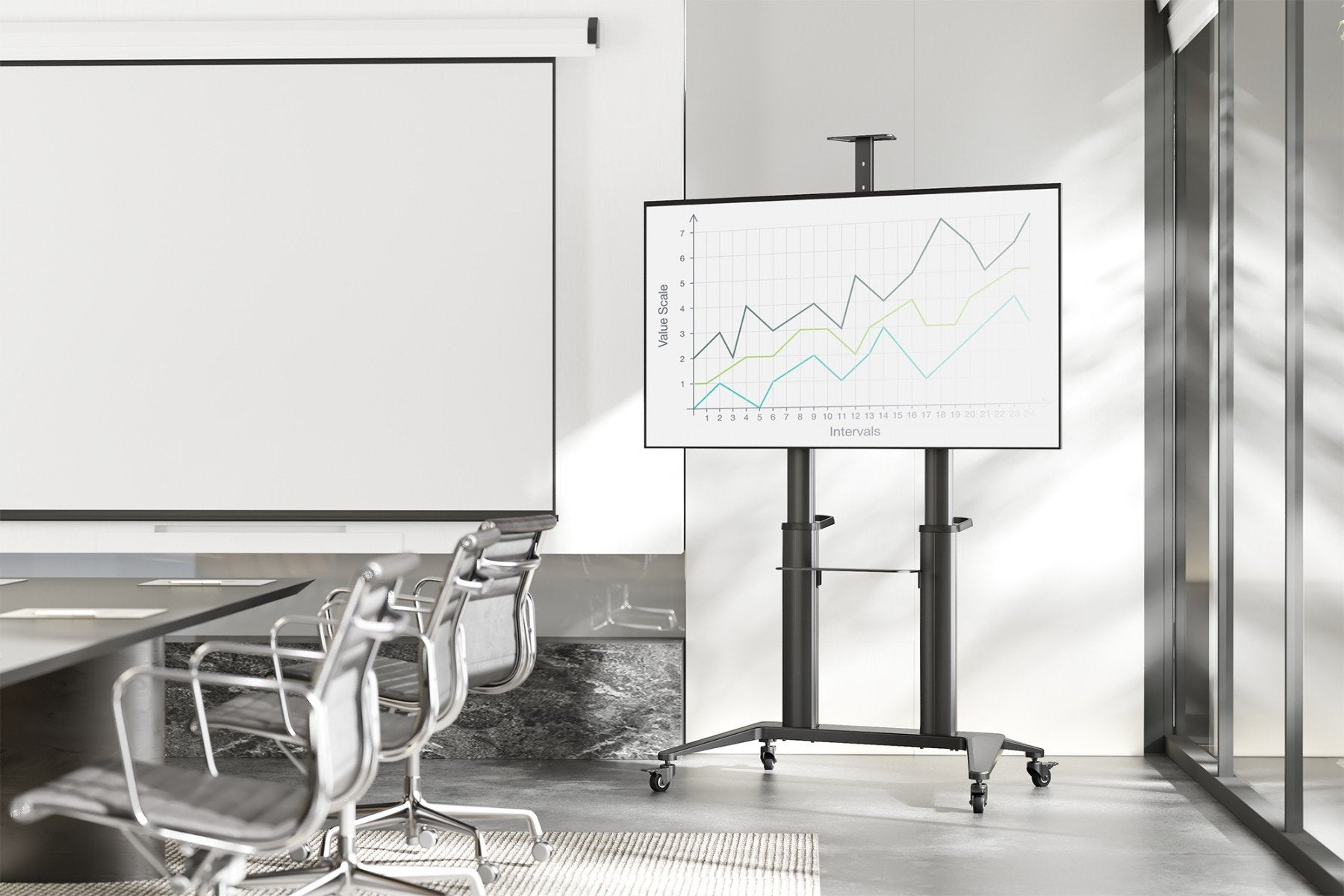 "Digitus DA-90452 support pour téléviseur 3,05 m (120"") Noir"
