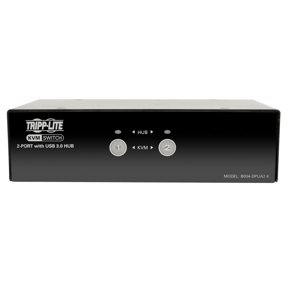 Commutateur KVM DisplayPort 2 ports avec audio, câbles et hub USB 3.0 SuperSpeed