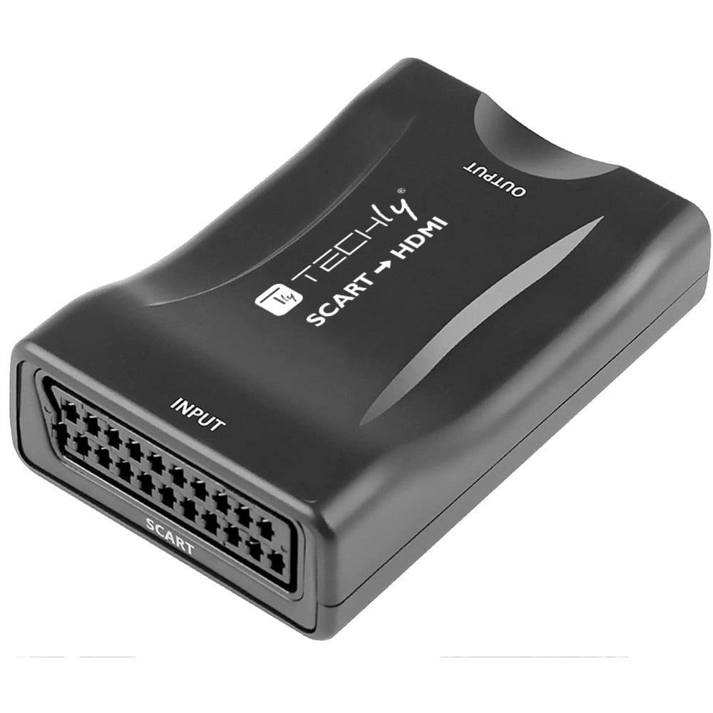Techly IDATA SCART-HDMI3 Convertisseur AV Euro SCART vers HDMI 720p/1080p