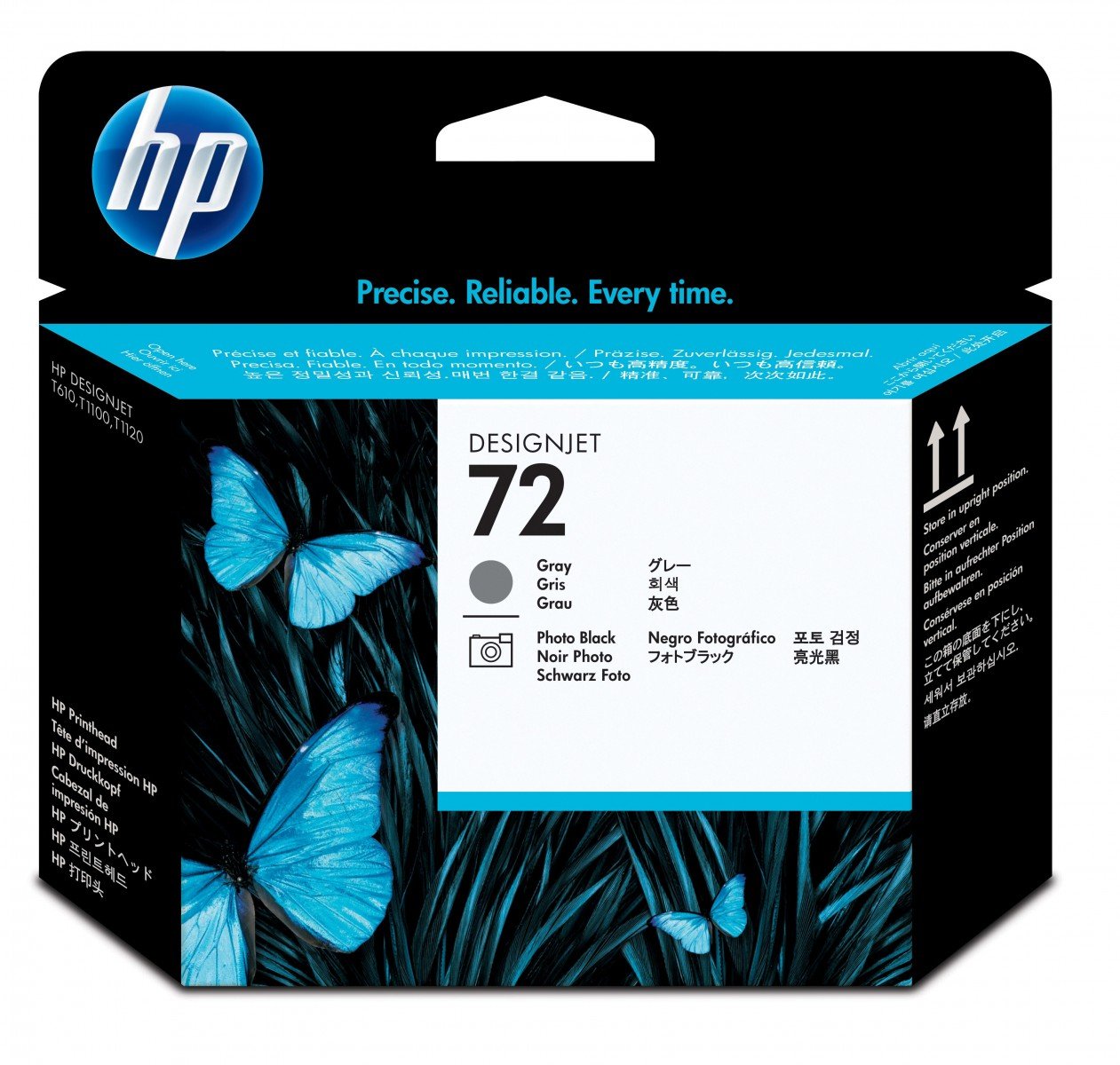 HP 72 original printhead C9380A grey and photo black standard capacity 1-pack