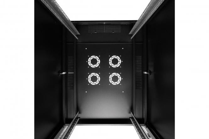 "Armoire réseau debout Hyper Pro 19"" 47U rack 800x1000, porte avant perforée, noire, 1000kg"
