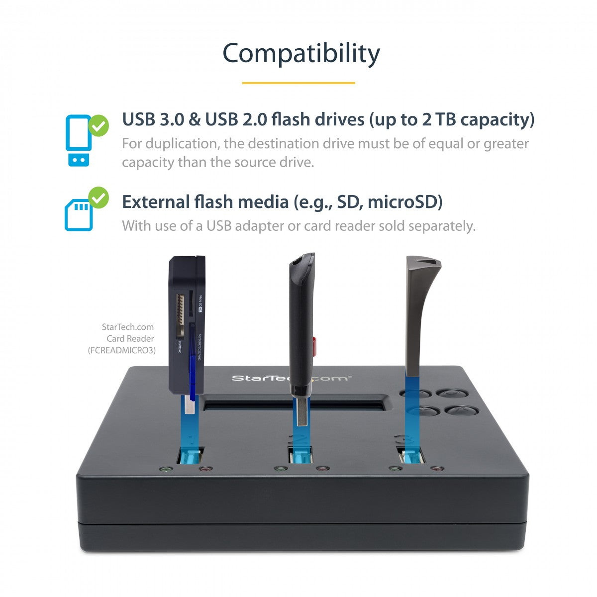 USB Flash Drive Duplicator and Eraser