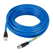 Hanwha SPP-C08100E Câble Ethernet, couleur bleue, 10m