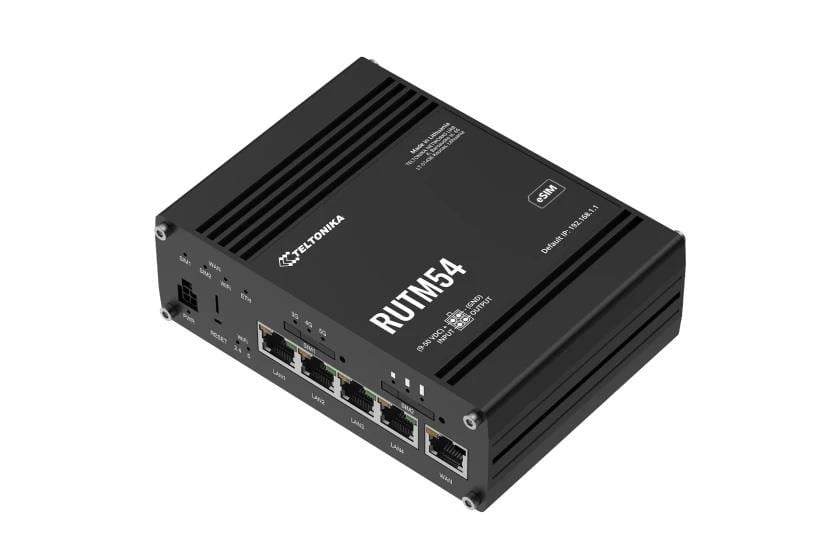 TELTONIKA NETWORKS RUTM54 DUAL SIM 5G/LTE WiFi TELIT router eSIM version